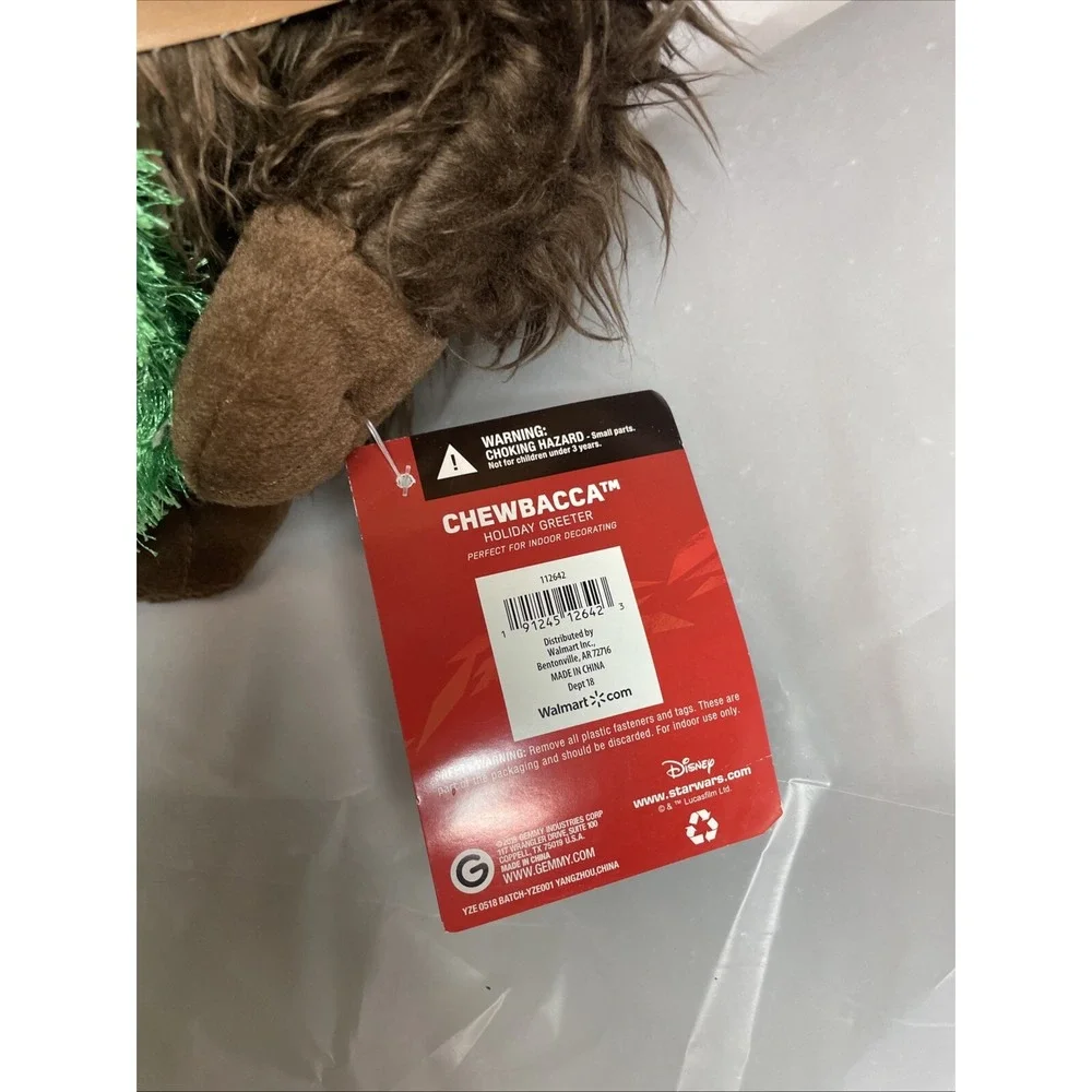 Star Wars Chewbacca Christmas Holiday‎ Greeter Plush 23